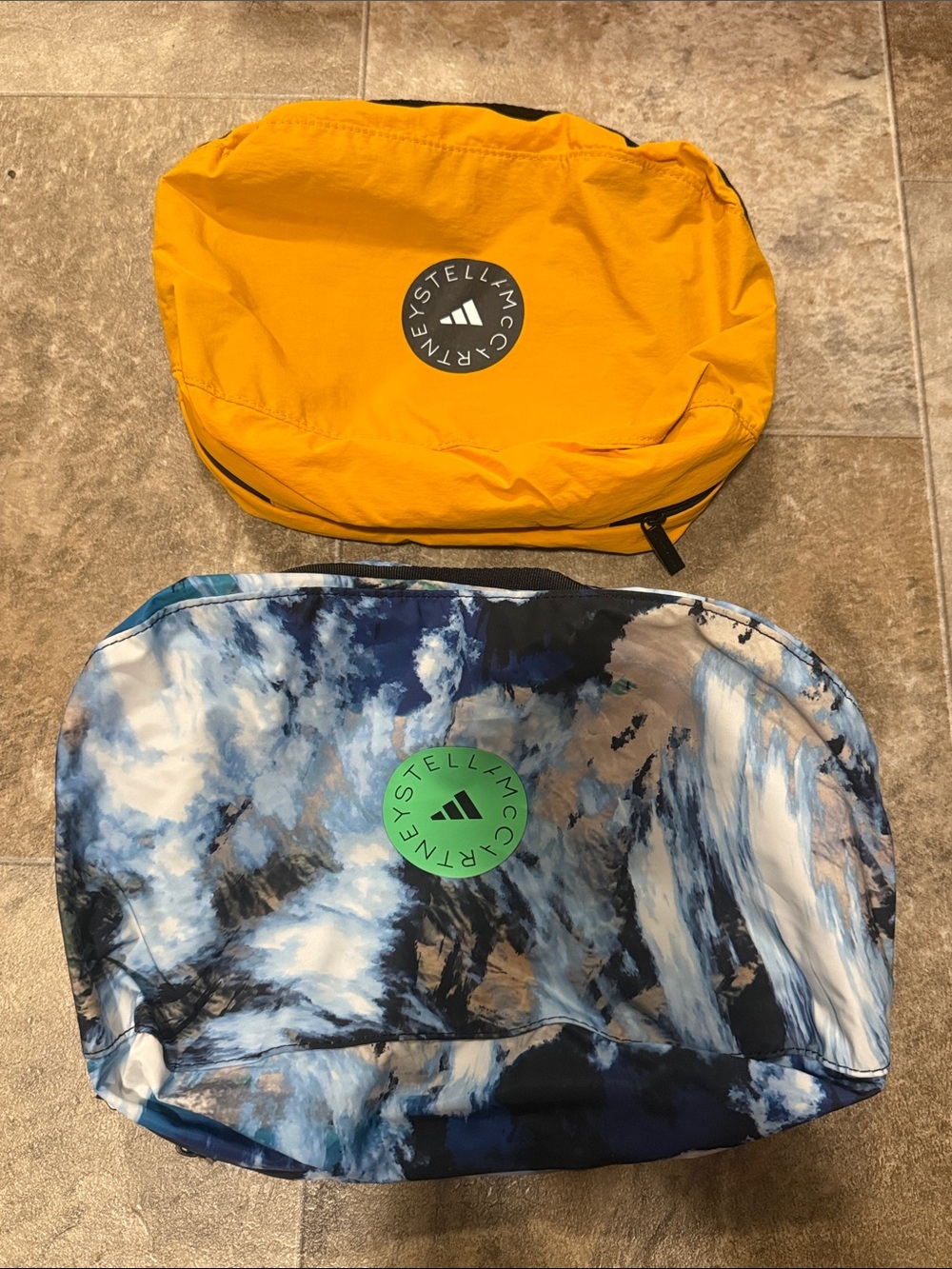 2 adidas Stella McCartney Travel Pouch/Bags